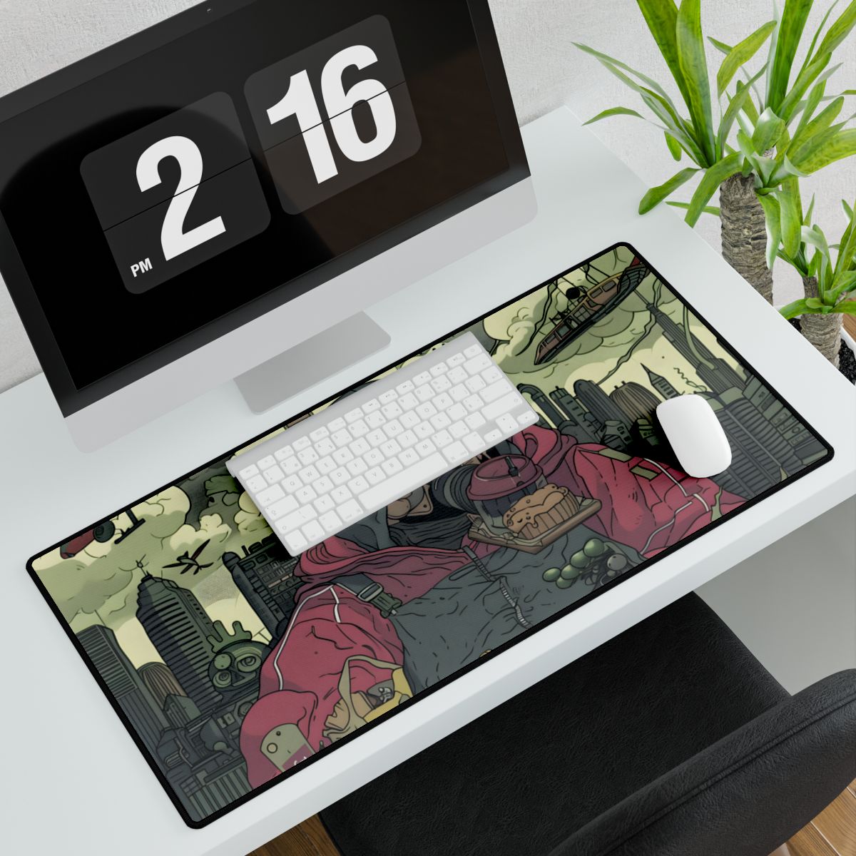 Comic Book Marvel: Metal Face Inspired Artwork - Desk Mat