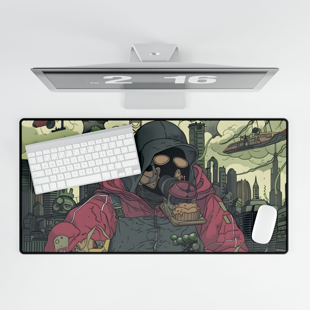 Comic Book Marvel: Metal Face Inspired Artwork - Desk Mat