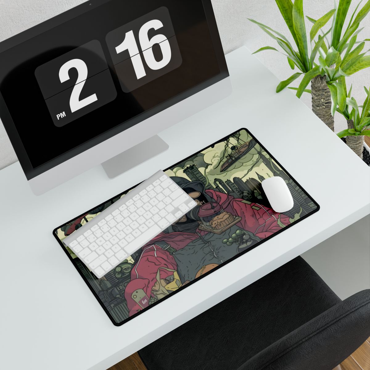 Comic Book Marvel: Metal Face Inspired Artwork - Desk Mat