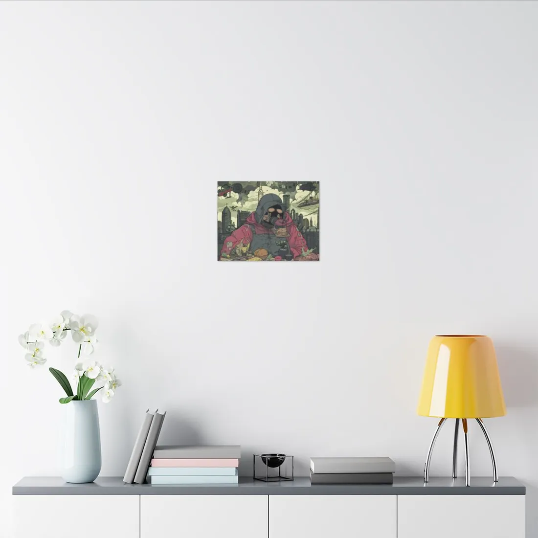 Comic Book Marvel: Metal Face Inspired - Canvas