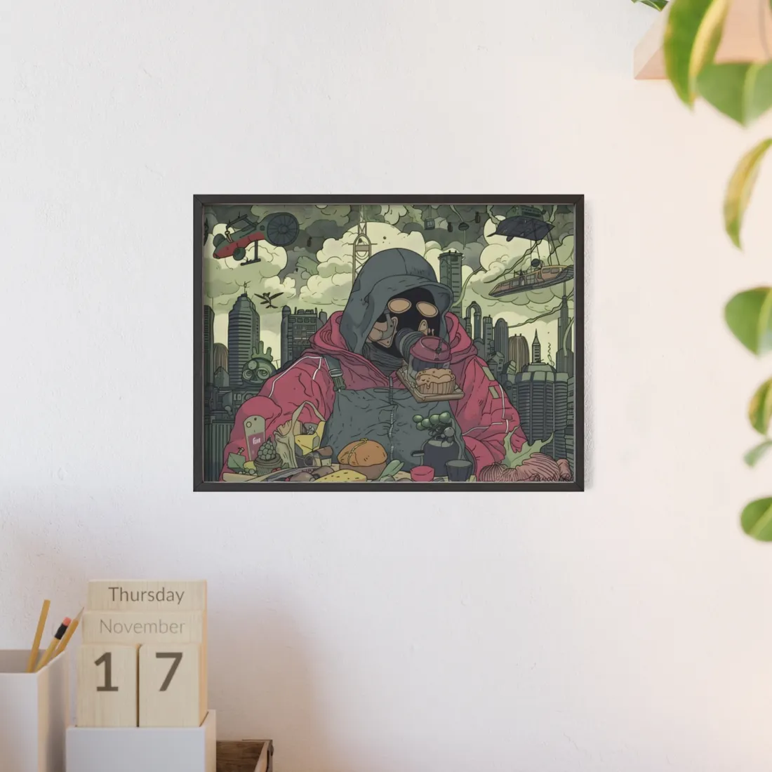 Comic Book Marvel: Metal Face Inspired - Framed Poster
