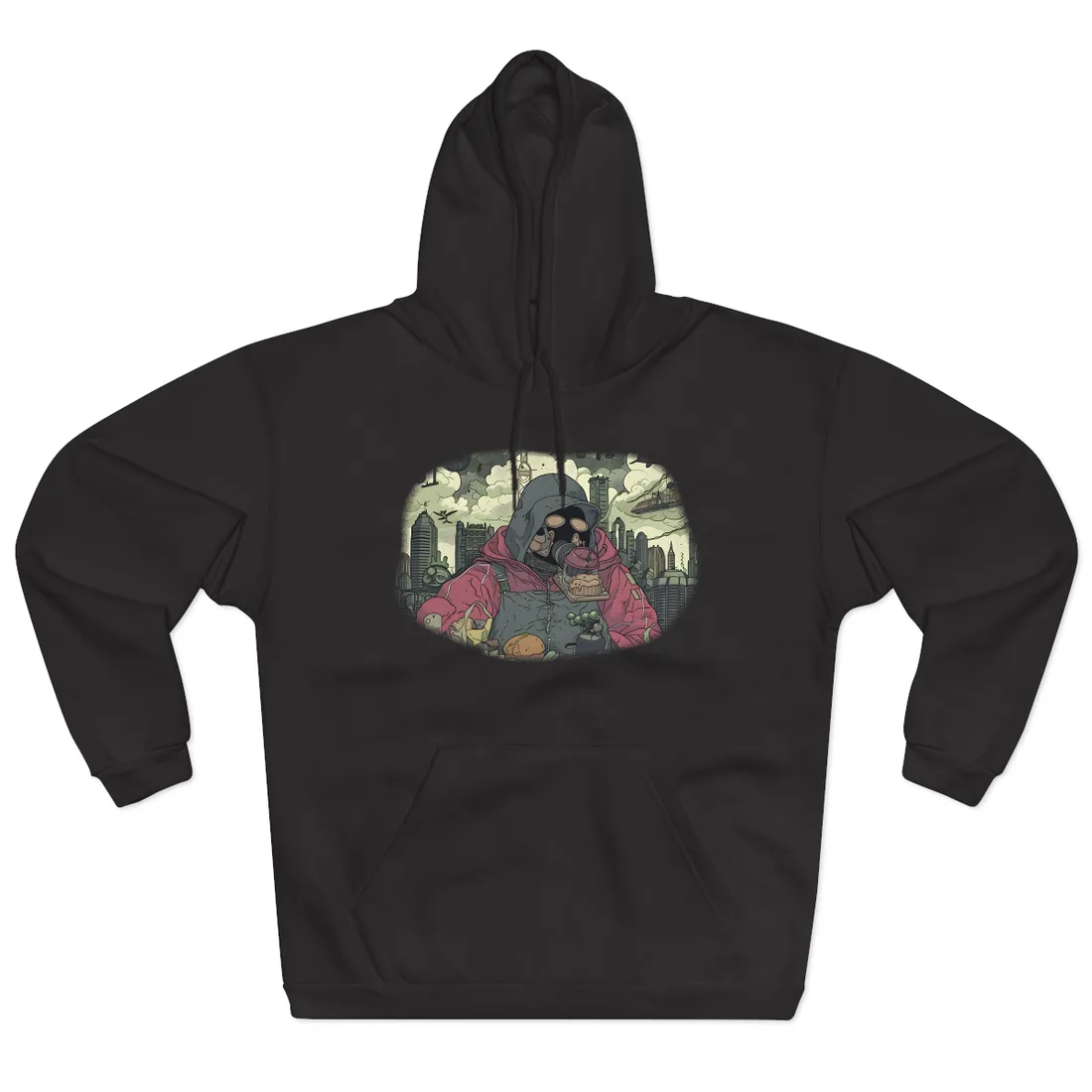 Comic Book Marvel: Metal Face Inspired - Hoodie (Black)