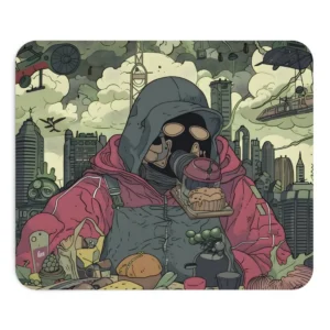 Masked Figure Muffin Feast Mouse Pad