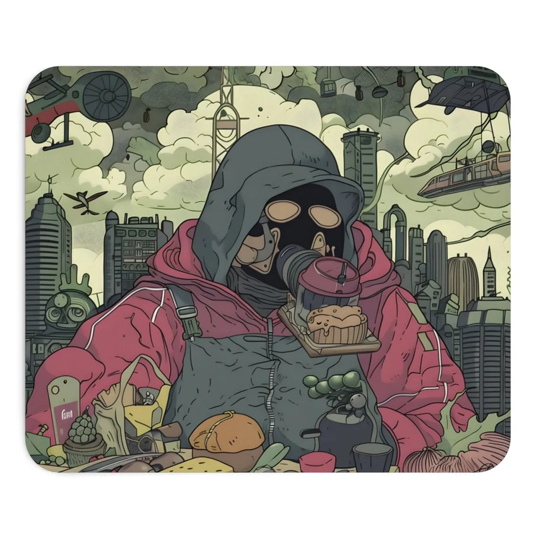 Comic Book Marvel: Metal Face Inspired - Mouse Pad
