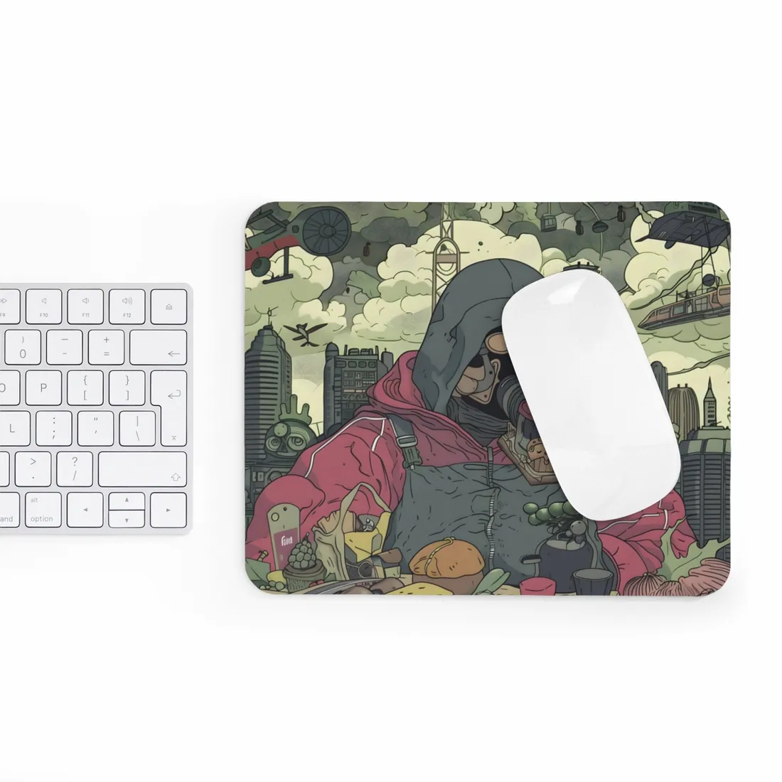 Comic Book Marvel: Metal Face Inspired - Mouse Pad
