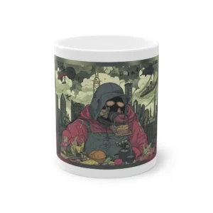 Masked Figure Muffin Feast Mug