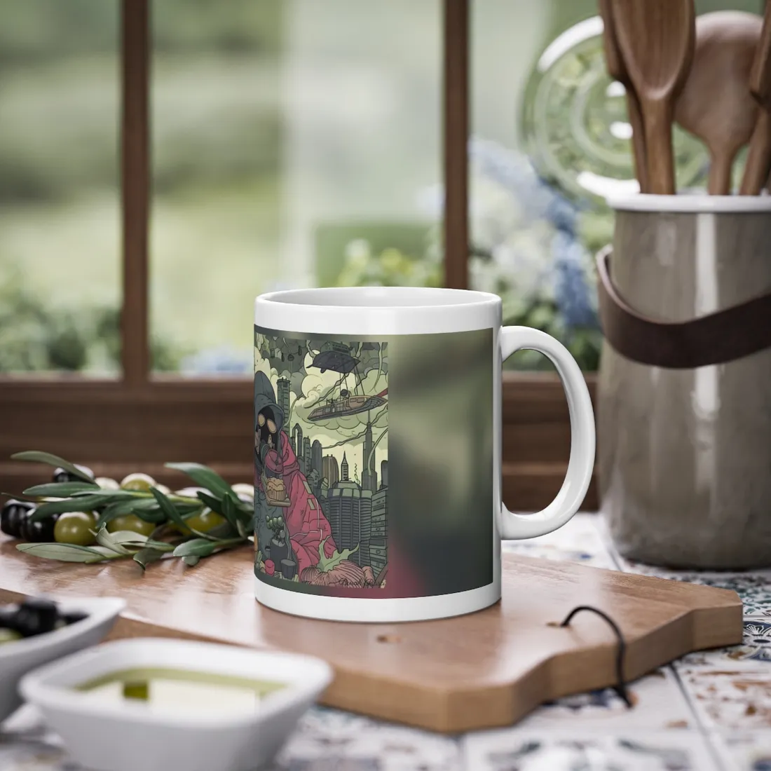 Comic Book Marvel: Metal Face Inspired - Mug