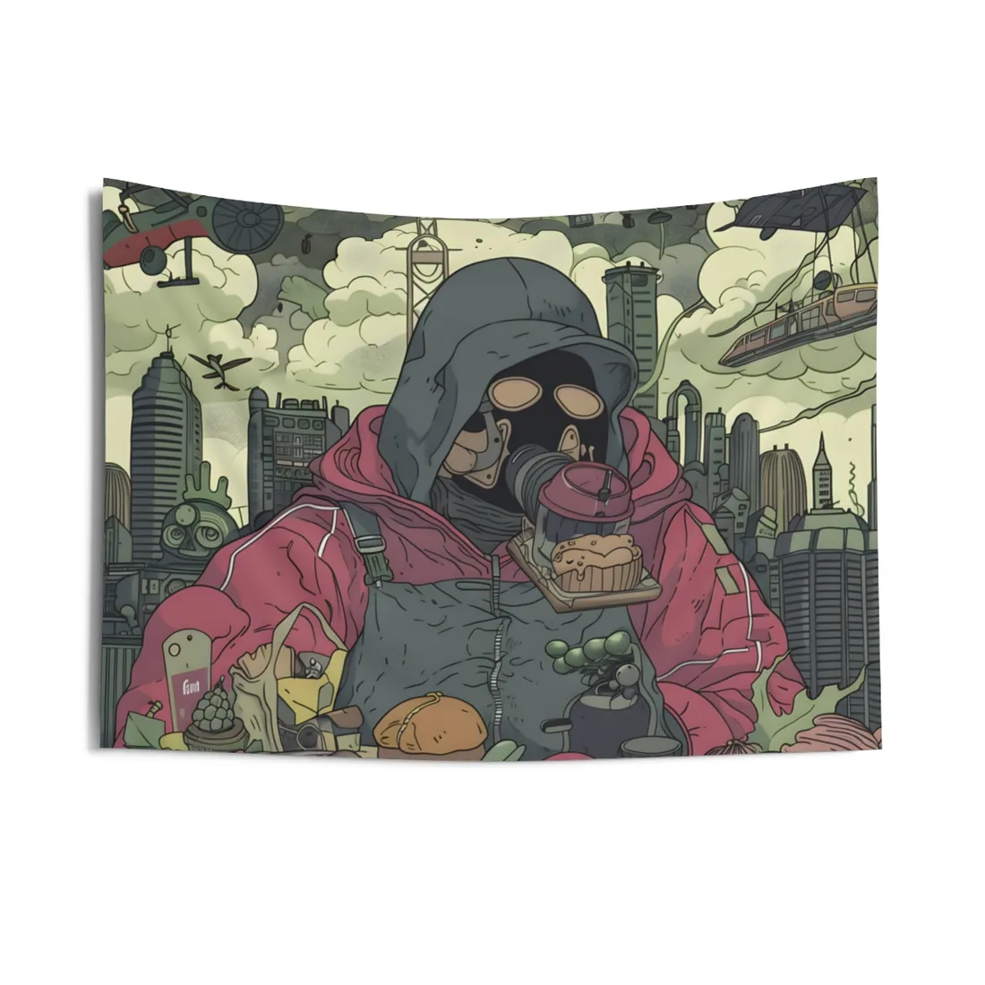 Comic Book Marvel: Metal Face Inspired - Wall Tapestry