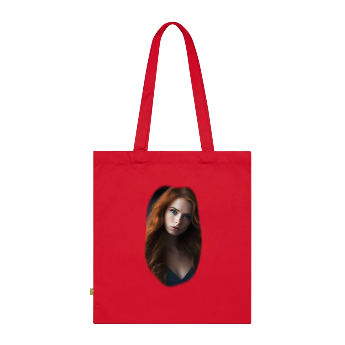 Confident Redhead Model: Empowered Super Sexy Tote Bag - Tote Bag (Classic Red)