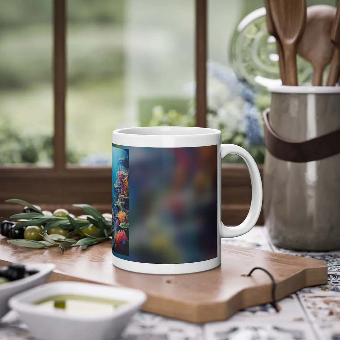 Coral Reef Sanctuary: Teeming Underwater - Mug