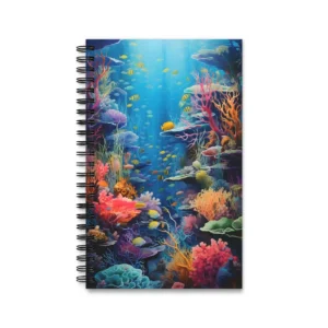Vibrant Coral Reef Spiral Notebook