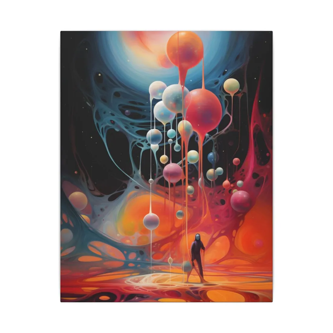 Cosmic Art Gallery: Enchanting Celestial Realm - Canvas