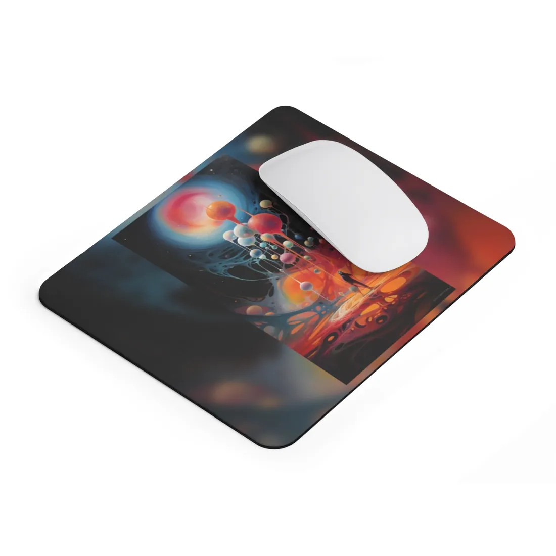 Cosmic Art Gallery: Enchanting Celestial Realm - Mouse Pad