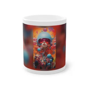 Chromatic Bubble Portrait Mug