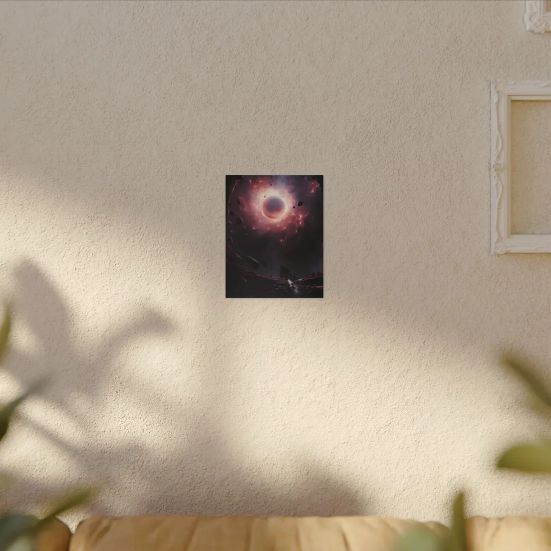 Cosmic Black Hole: Massive Planet in Stellar Orbit - Canvas