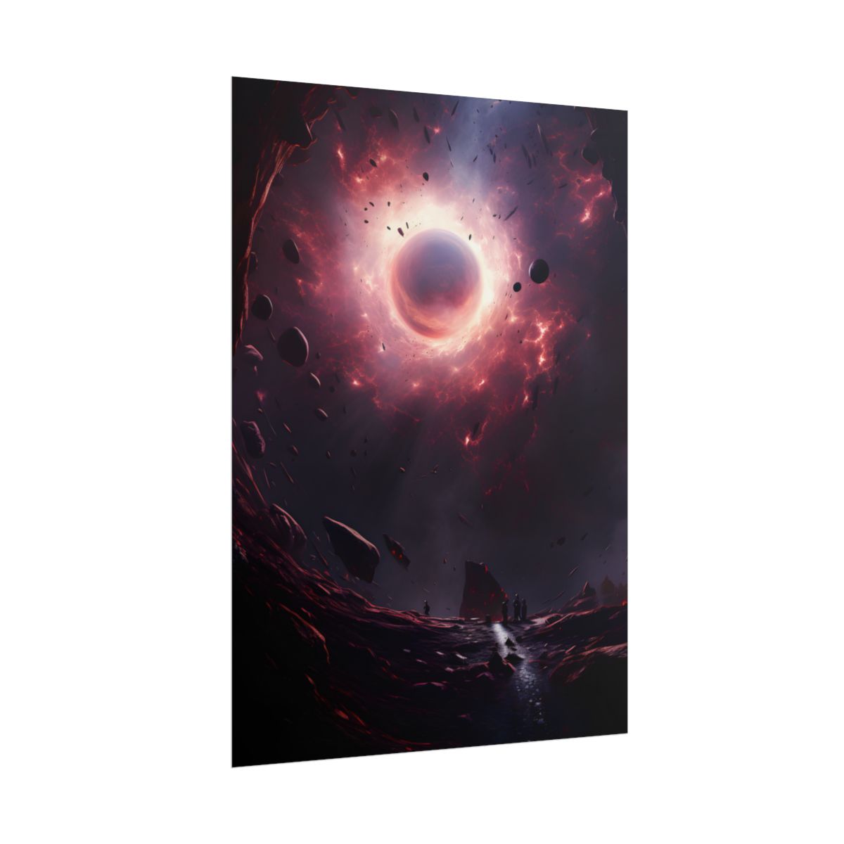 Cosmic Black Hole: Massive Planet in Stellar Orbit - Poster