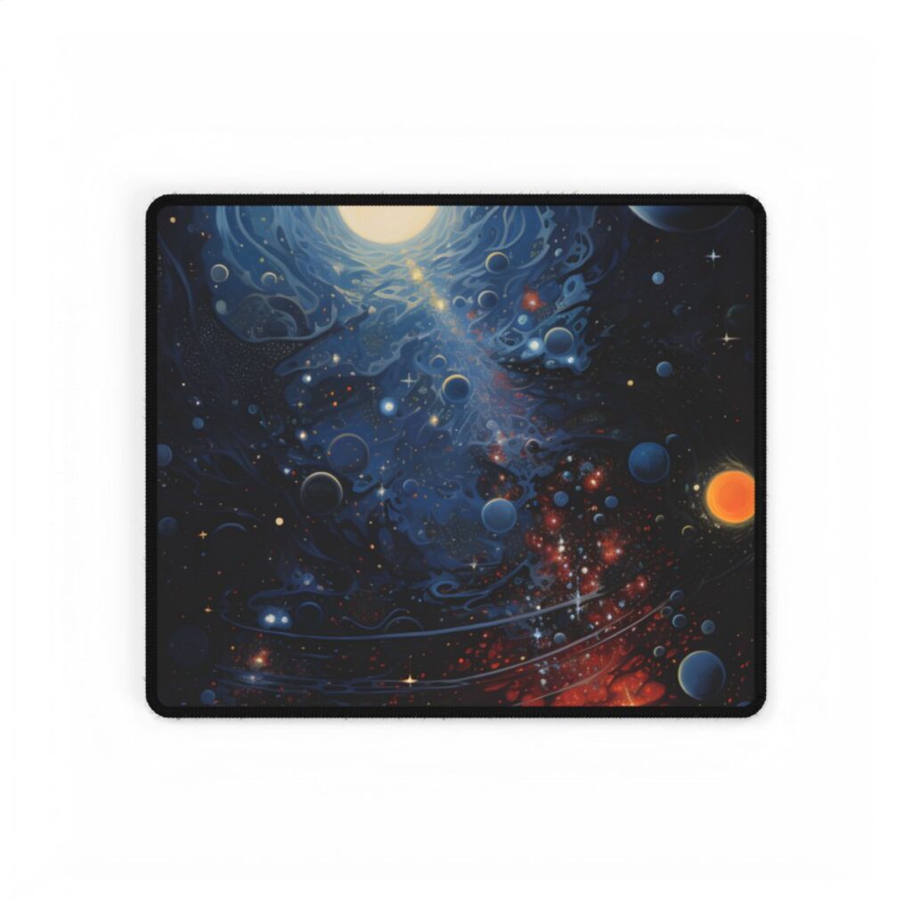 Cosmic Black Hole: Mysterious Universe in Space - Desk Mat