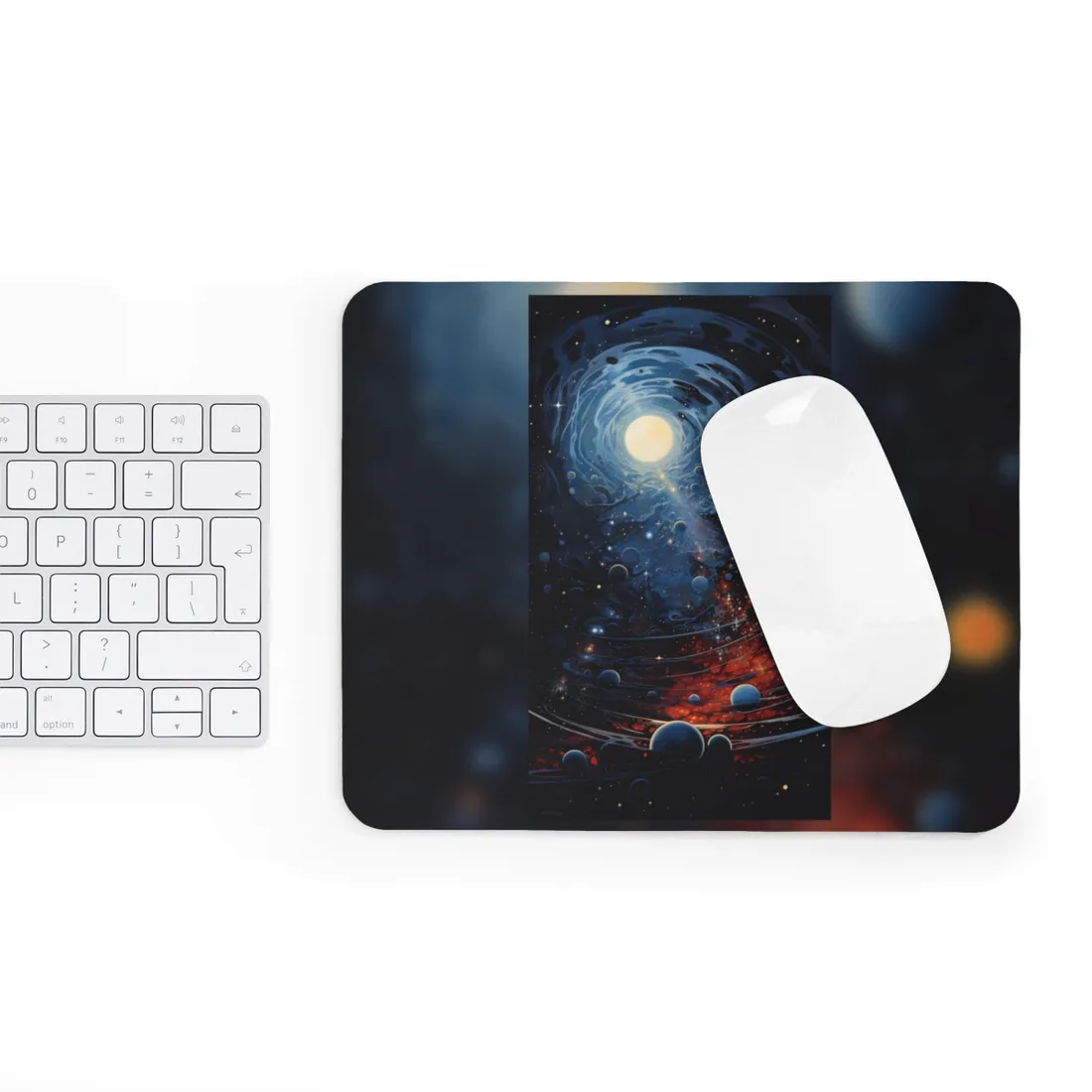 Cosmic Black Hole: Mysterious Universe in Space - Mouse Pad