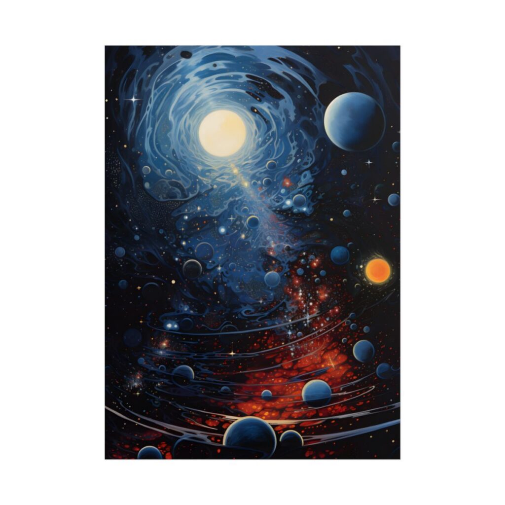 Cosmic Black Hole: Mysterious Universe in Space - Poster