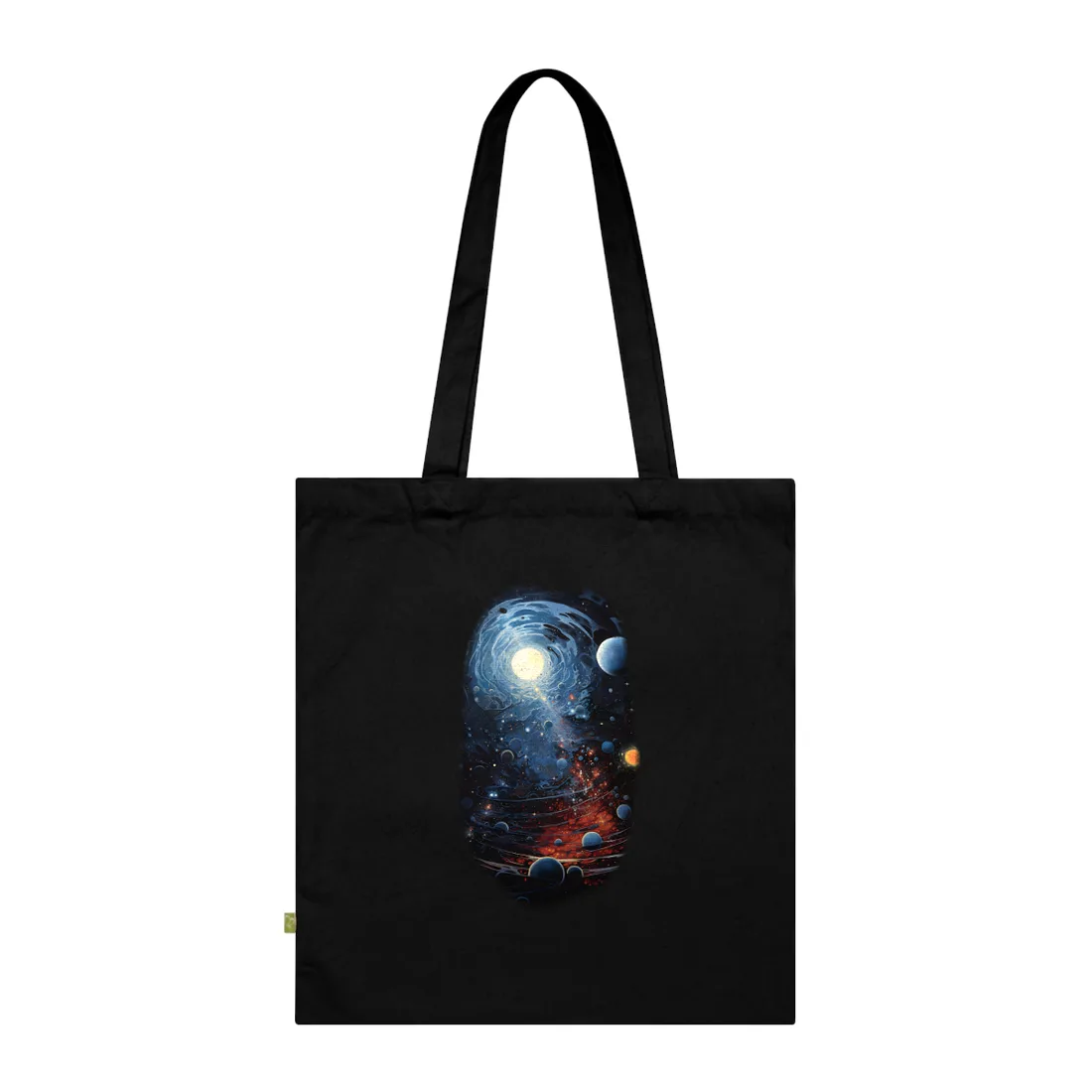 Cosmic Black Hole: Mysterious Universe in Space - Tote Bag (Black)
