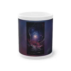 Floating Spheres in Space Mug