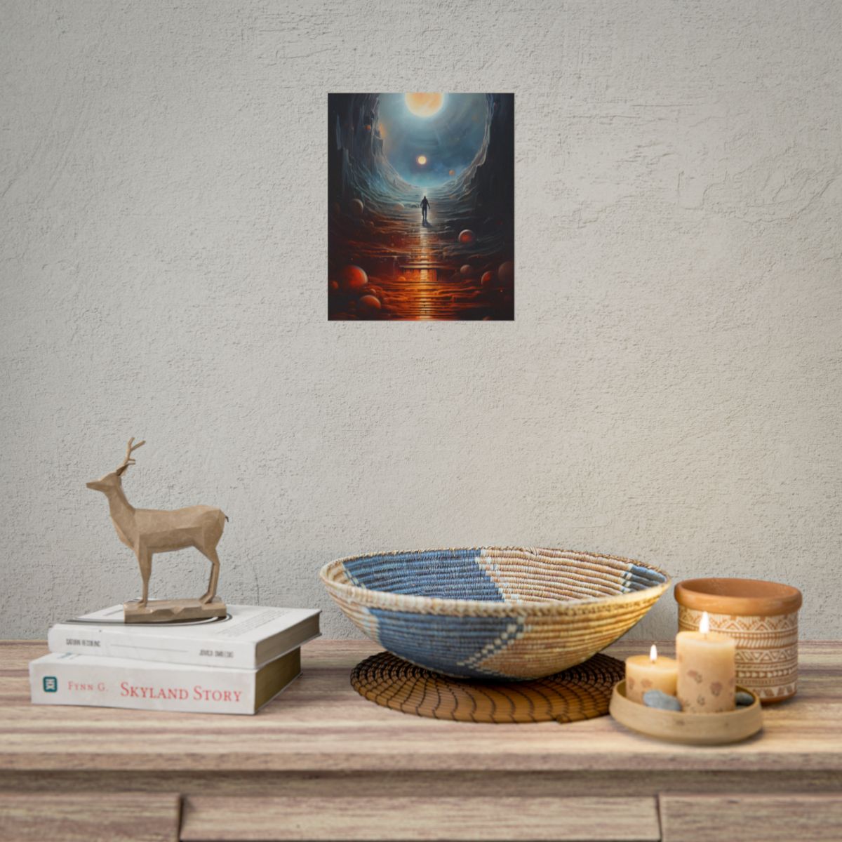 Cosmic Quest: Space Explorer Embarks on an Intergalactic Odyssey - Artwork - Poster
