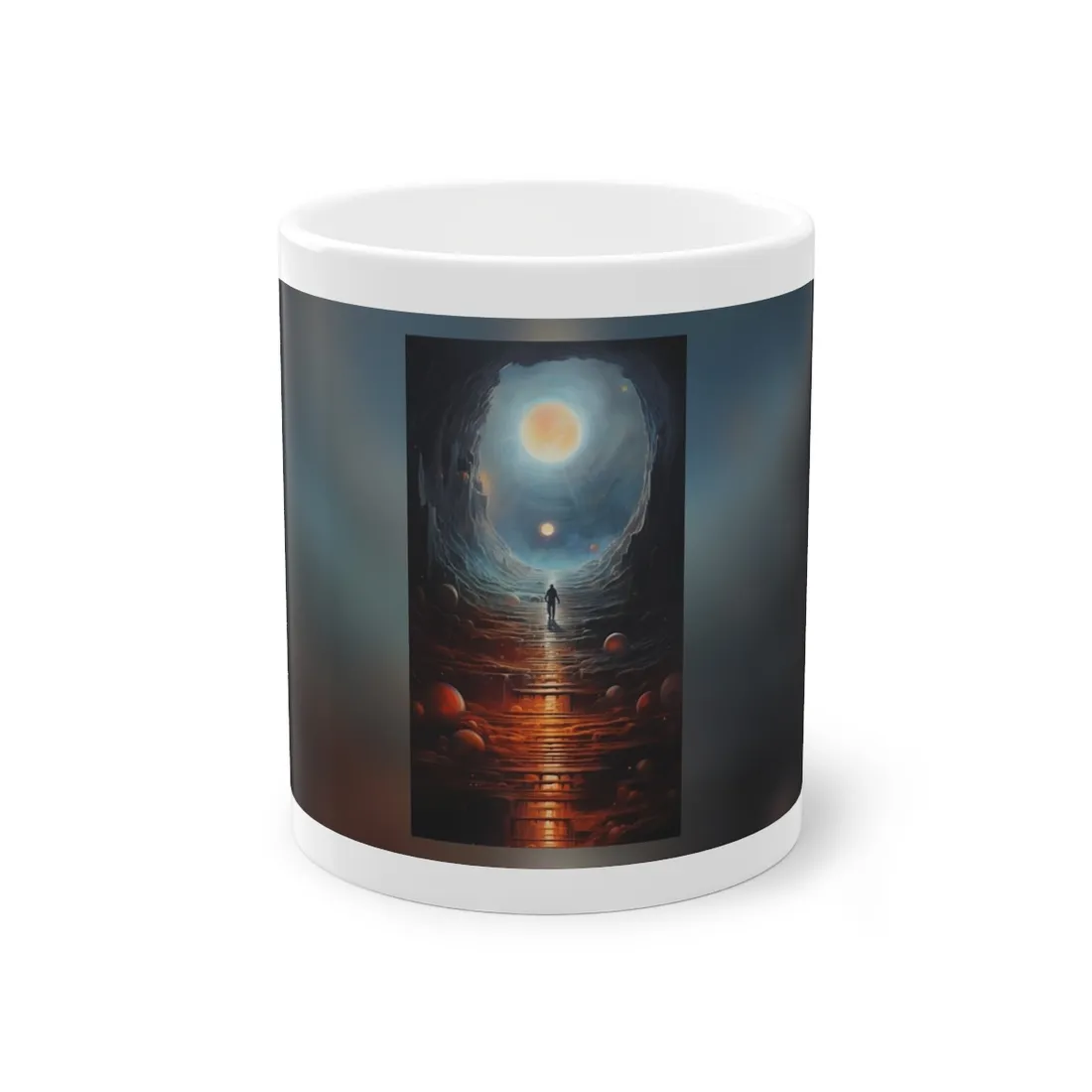 Cosmic Quest: Space Explorer Embarks on an Intergalactic Odyssey - Mug