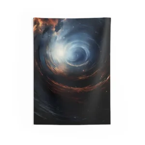 Swirling Cosmic Vortex Wall Tapestry