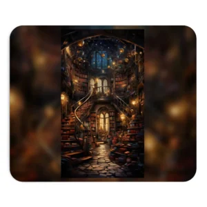 Fantasy Library Interior Mouse Pad