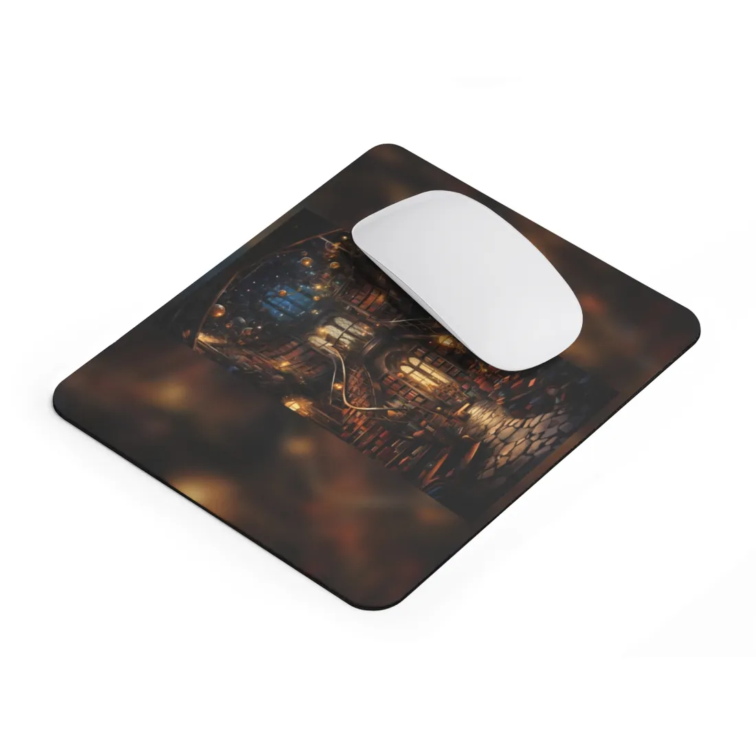 Cozy Magical Bookshop: A Charming Literary Haven - Mouse Pad