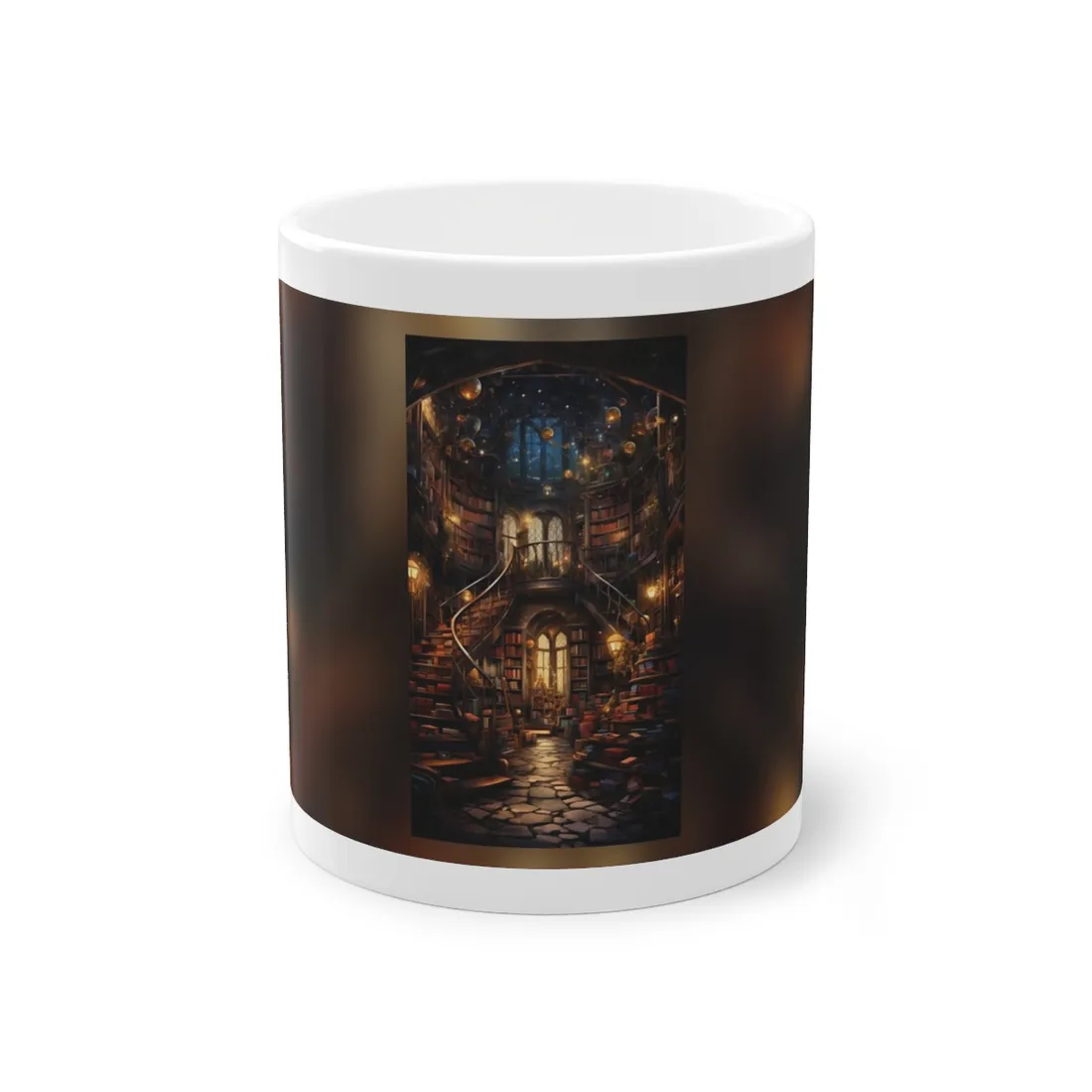 Cozy Magical Bookshop: A Charming Literary Haven - Mug