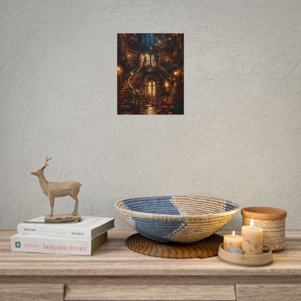 Cozy Magical Bookshop: A Charming Literary Haven - Poster