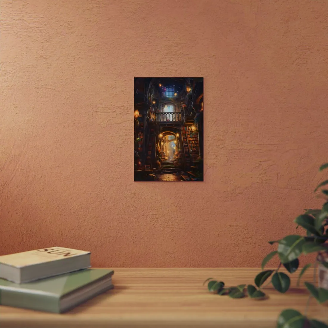 Cozy Magical Bookshop: Enchanting - Metal Poster