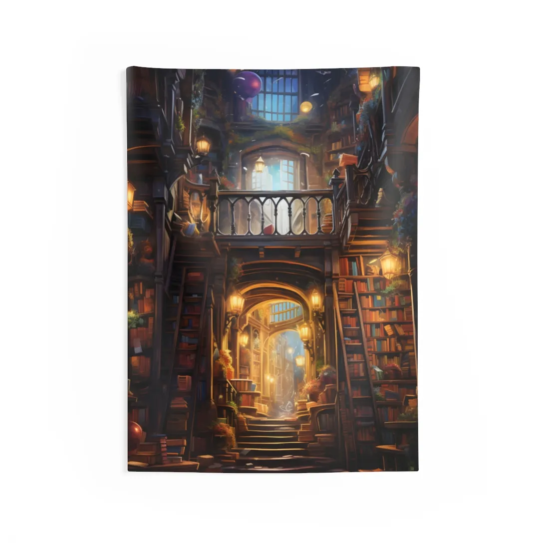 Cozy Magical Bookshop: Enchanting - Wall Tapestry
