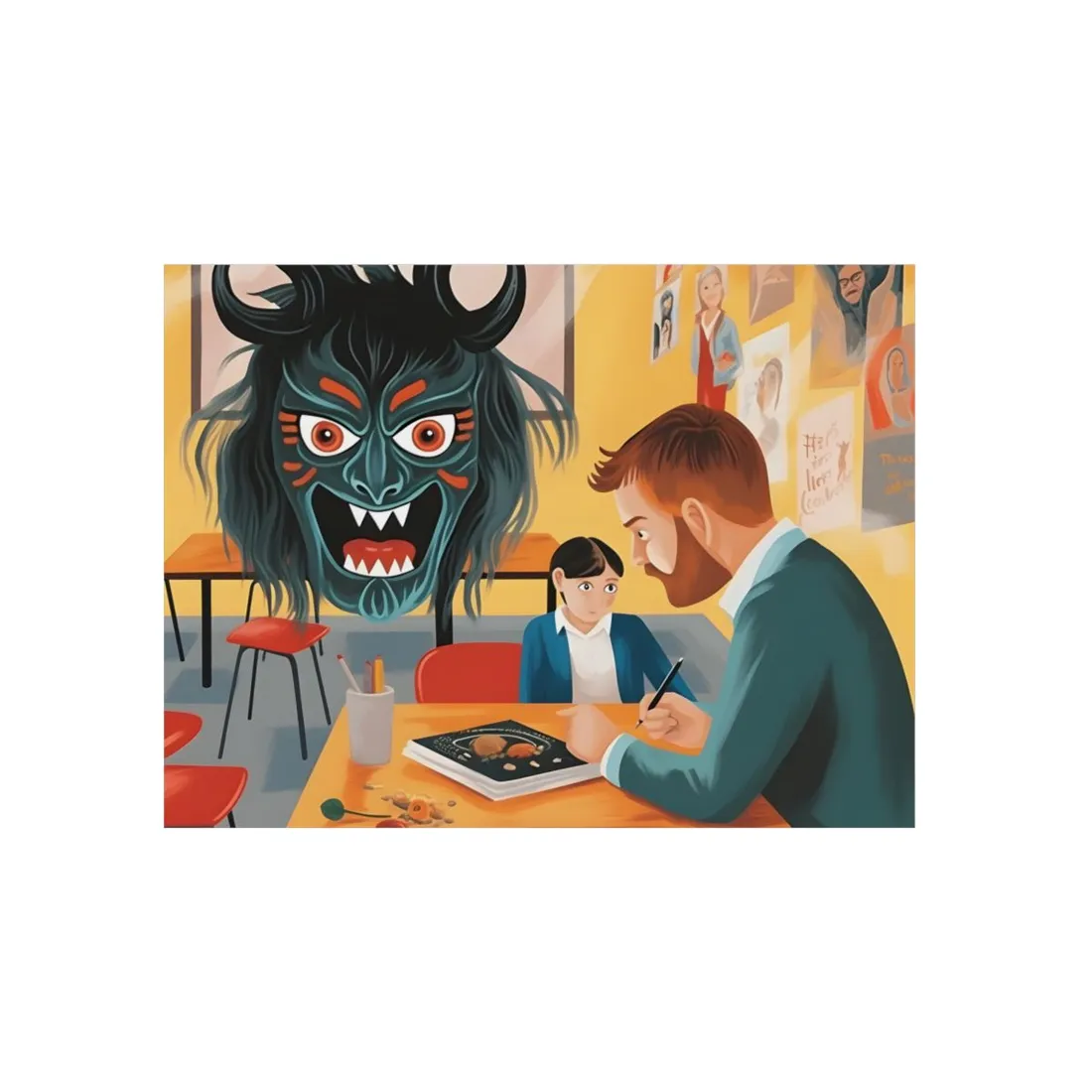 Creative Classroom: Illustrated Teaching Moment - Metal Poster
