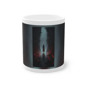 Girl Among Shadowy Figures Mug