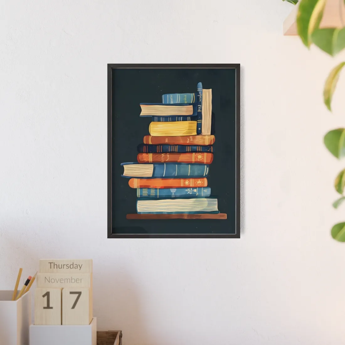 Custom Book Art: Literary - Framed Poster