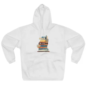 Stack of Hardcover Books Hoodie