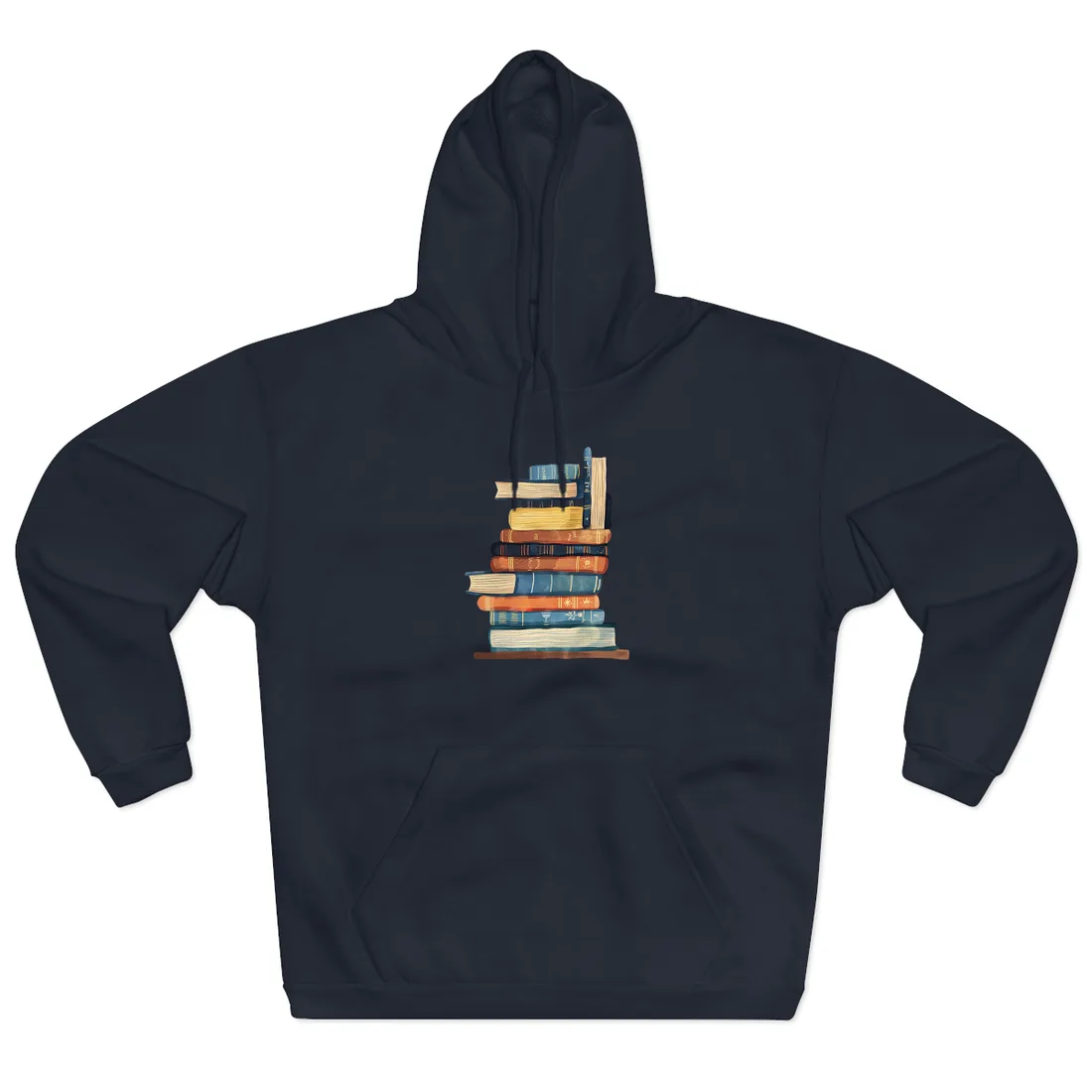 Custom Book Art: Literary - Hoodie (Navy)