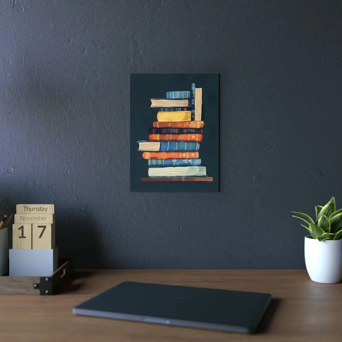 Custom Book Art: Literary - Metal Poster