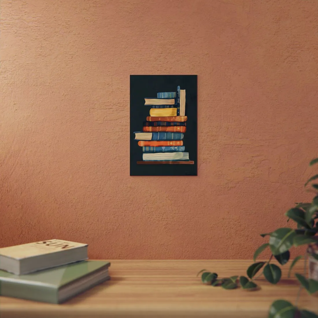 Custom Book Art: Literary - Metal Poster