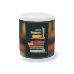 Stack of Hardcover Books Mug