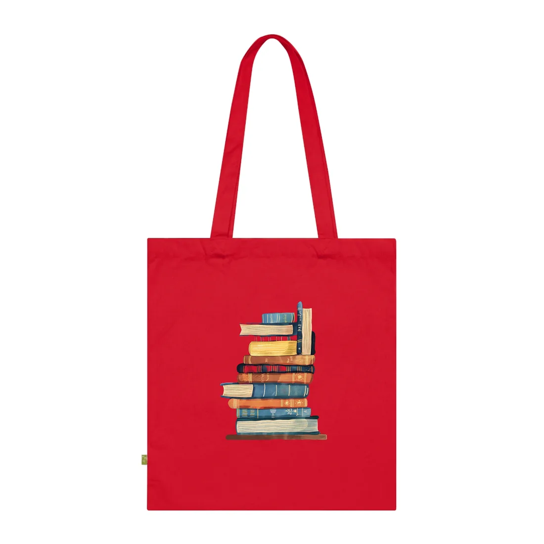 Custom Book Art: Literary - Tote Bag (Classic Red)
