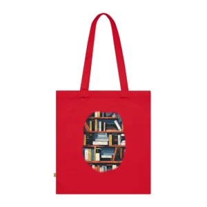 Bookshelf with Plants Tote Bag