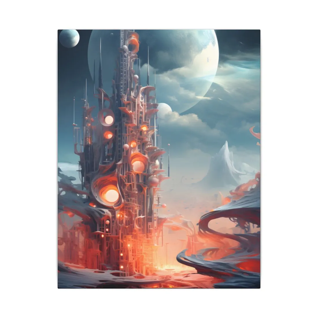 Cyber Dreams: Abstract - Canvas