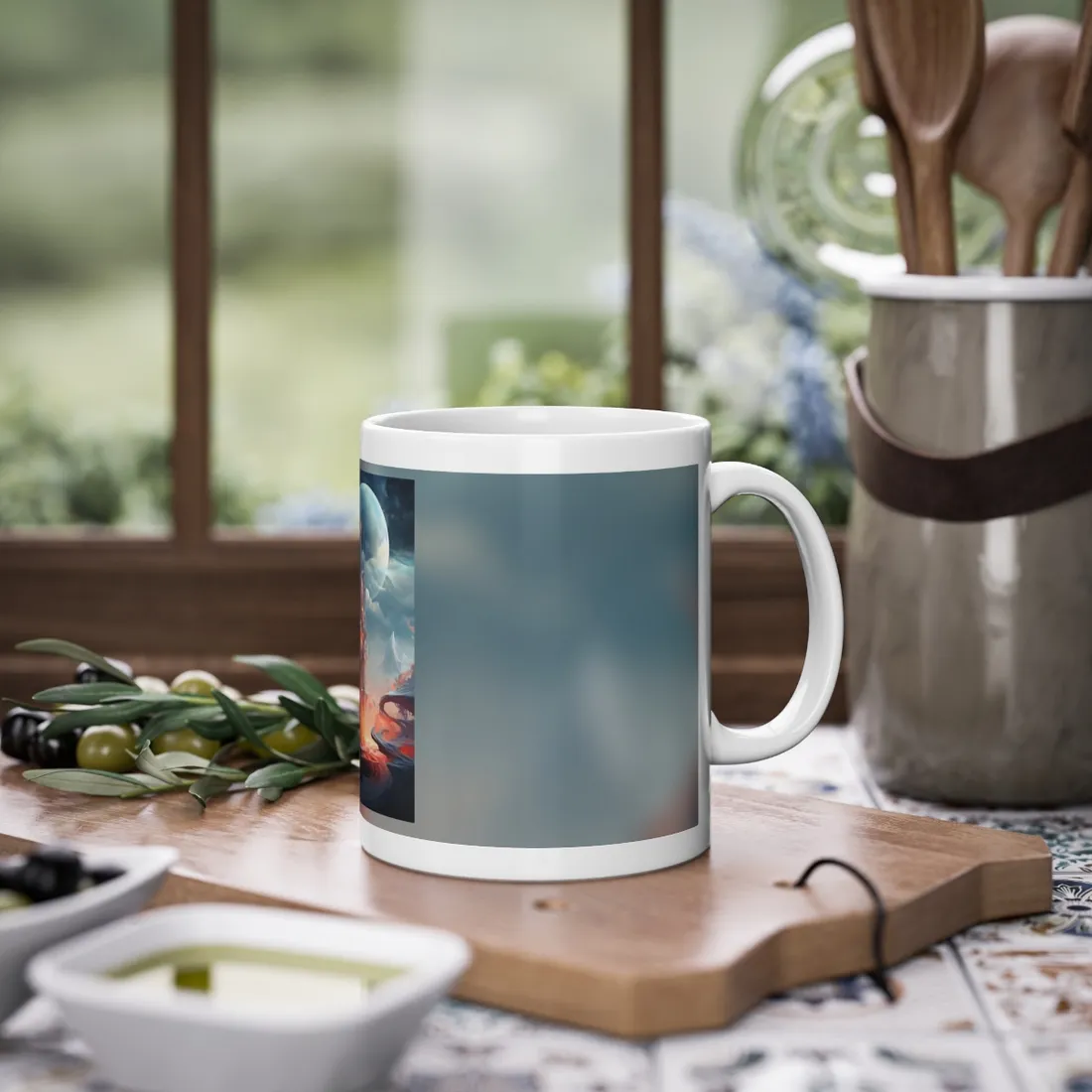 Cyber Dreams: Abstract - Mug