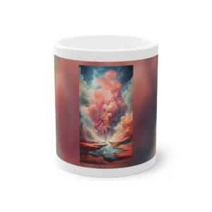 Spired City in Pink Clouds Mug