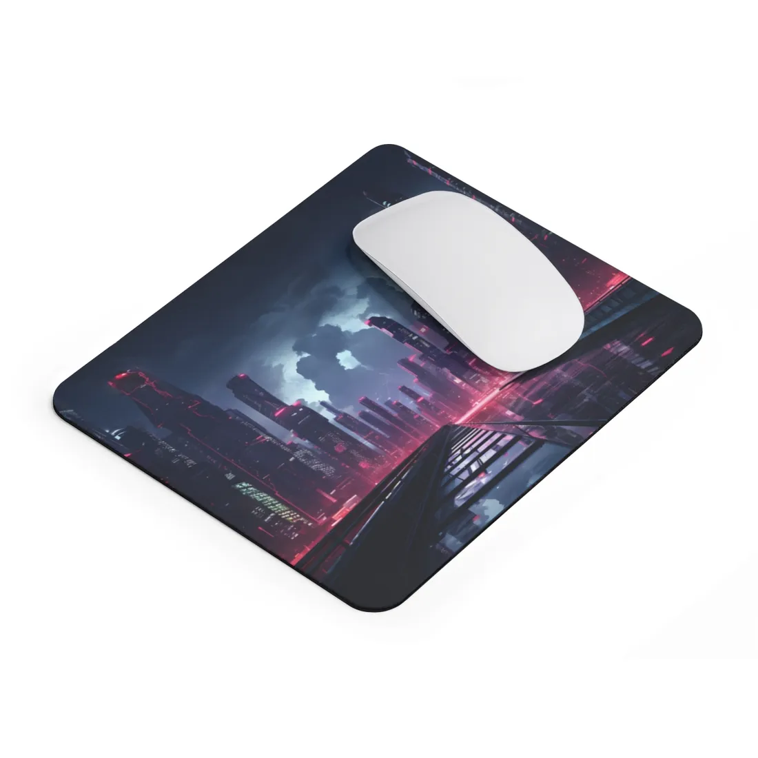 Cyberpunk City Night: Modern - Mouse Pad