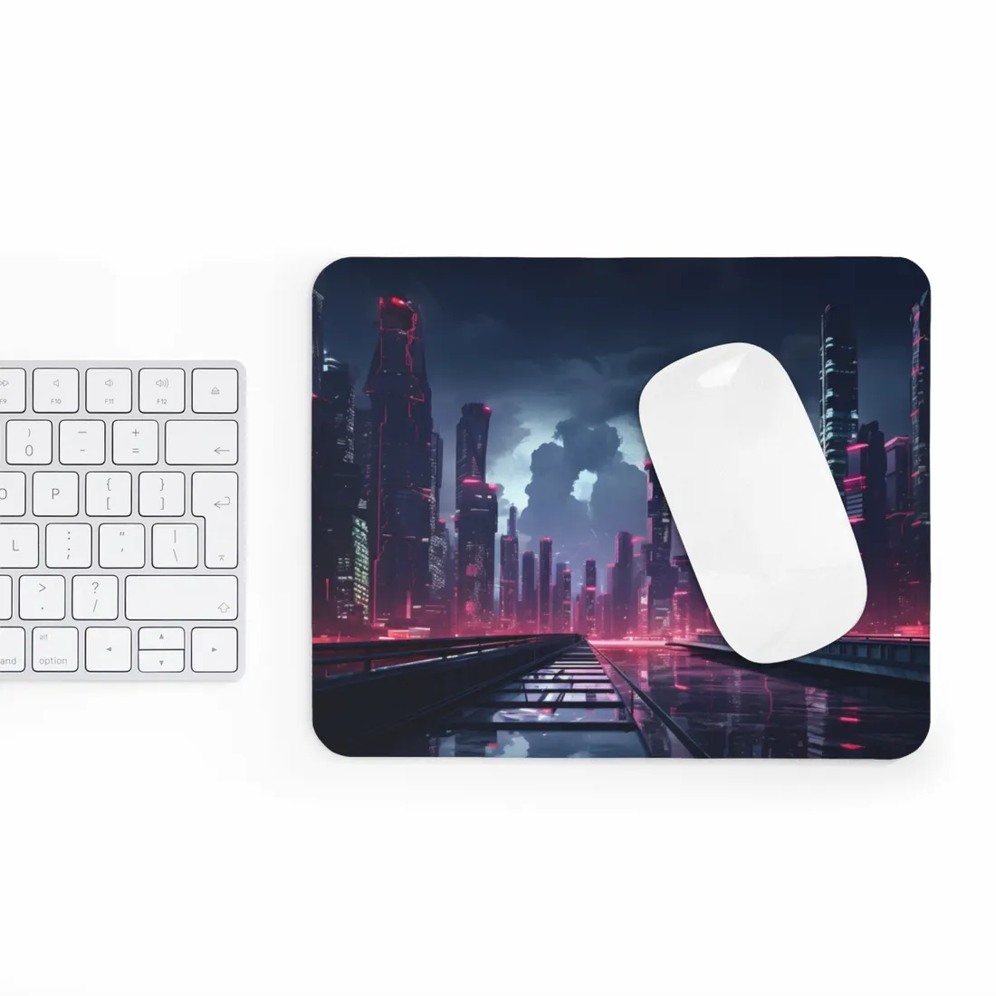 Cyberpunk City Night: Modern - Mouse Pad
