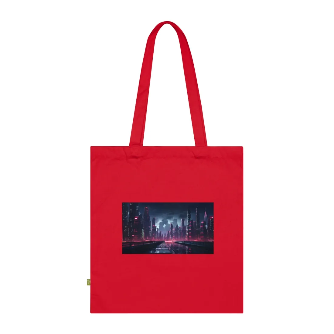 Cyberpunk City Night: Modern - Tote Bag
